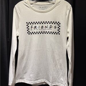 Friends Graphic Long Sleeve Tee - White